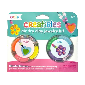 Creatibles Air Dry Clay Jewelry Kit - Blissful Blooms