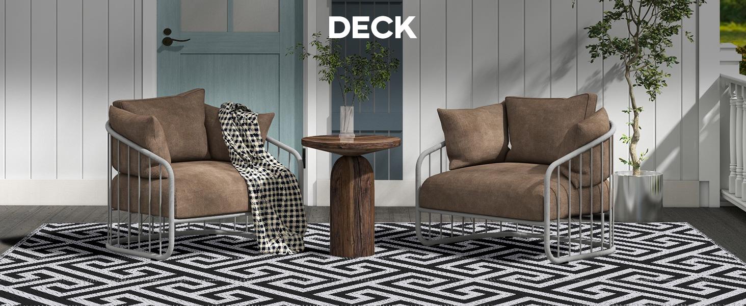 Outsunny Reversible Outdoor Rug, 9' x 18' Waterproof Plastic Straw Floor Mat, Portable RV Camping Carpet, Large Floor Mat for Backyard, Deck, Picnic