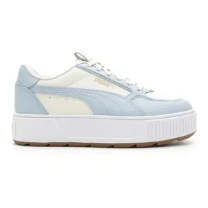 PUMA Womens Karmen Rebelle Platform Sneakers Shoes Casual - Off White