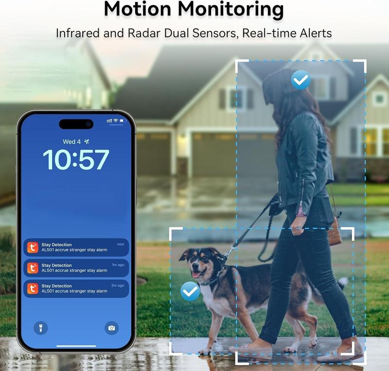 Lockzo 3-in-1 Video Smart Door Lock with Doorbell Fingerprint Keypad App WiFi Camera 2K HD 180° Wide Angle Dual Motion Sensors 10000mAh Battery IP65 Weather Resistant