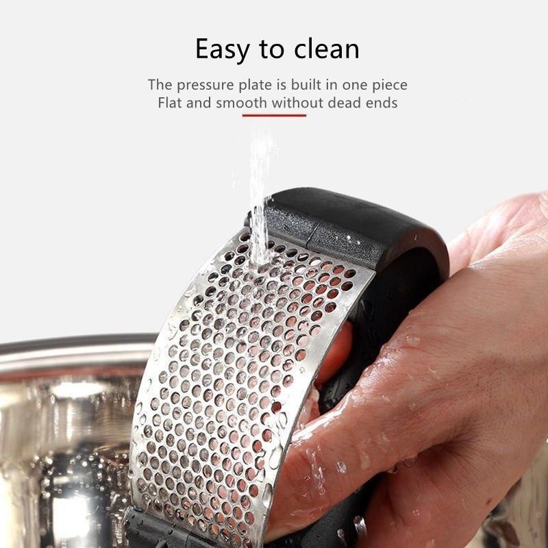 Stainless Steel Garlic Press Rocker – Mess-Free Crushing, Manual Garlic Crusher & Mincer for Quick Cooking, Easy to Use & Clean, Durable Kitchen Tool for Chefs & Home Cooking Stainless Steel Garlic Press Rocker – Mess-Free Crushing, Manual Garlic Crusher & Mincer for Quick Cooking, Easy to Use & Clean, Durable Kitchen Tool for Chefs & Home Cooking