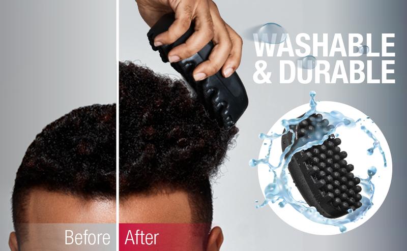 RED BY KISS Bow Wow X Twist King Twist Styler Brush for Curly Coiled, 4C Hair, Afro Curl Sponge Racket, Styling Pik & Gel Styling Twist Brush Men Daily Haircare Durable