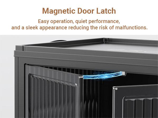 Broview Storage Bins with Lid, Stackable Storage Bins with Lids,Extra Large Closet Organizer Collapsible Drawer Boxes with Wheels, Folding Plastic Cabinet Containers for Home Kitchen Room Organization