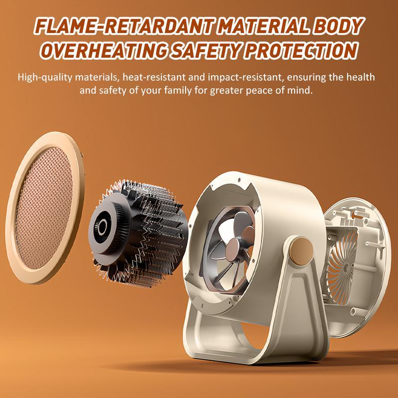 BougeRV 2025 Heater Outdoor & Desktop Portable Heater-- 2025 New Hot Air Blower Mini Radiator Energy Efficient Winter Warmer Warmth Convenience Compact Design Low Energy Consumption