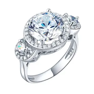 3.5 Ct Diamond Option Vintage Victorian Art Deco Three-Stone Engagement Ring