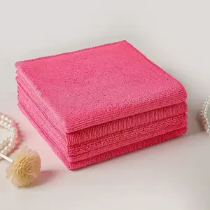 Pack of 6, Microfiber Cleaning Cloths, Dishcloths, 11.81 × 11.81 Inches, Random Colors, Versatile Cleaning Towels, Household Rags, Kitchen Bathroom Cleaning Towels, Durable Absorbent Towels, Easy Stain and Grease Removal, Cleaning Supplies, Cleaning Gadge