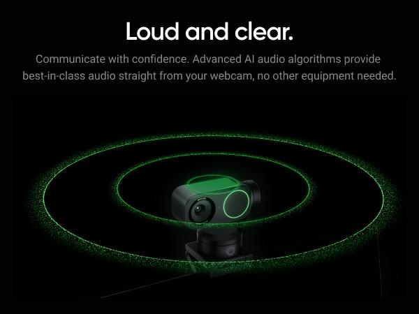 Insta360 Link 2 - PTZ 4K Webcam for PC/Mac, 1/2" Sensor, AI Tracking, HDR, AI Noise-Canceling Mic, Gesture Control for Streaming, Video Calls, Gaming, Works with Zoom, Teams, Twitch & More