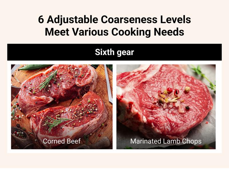 [Large Capacity and LED Light] Electric Salt and Pepper Grinder Set, 3.2oz Larger Rechargeable Automatic with 6 Adjustable Coarseness, Ground Cannon Shaker Peppermill, Black Friday and Christmas Gift