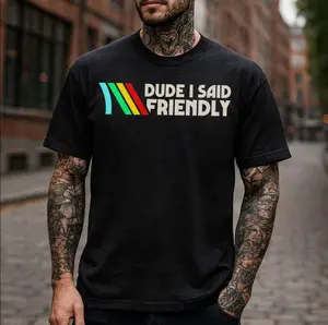 ARC Raiders Shirt, Dude I Said Friendly Quotes Shirts, ARC Survival Evolved, ARC Raiders Rooster, Gifts For Gamer, Vintage Game Lovers Tee 1N5F7