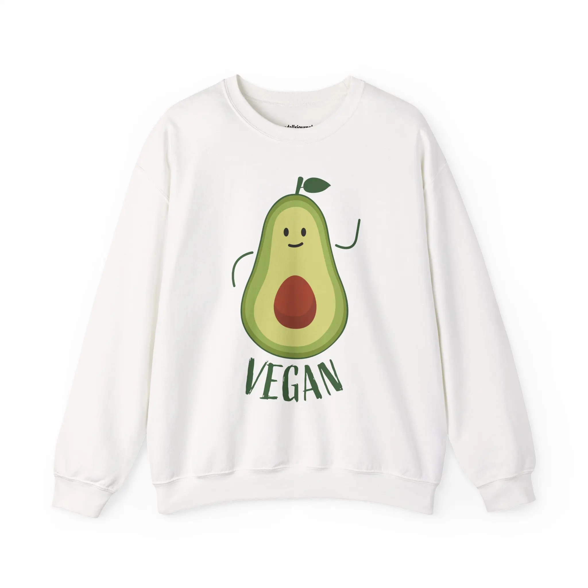 Cute Avocado Vegan Sweatshirt | Eat Clean Avocado Graphic