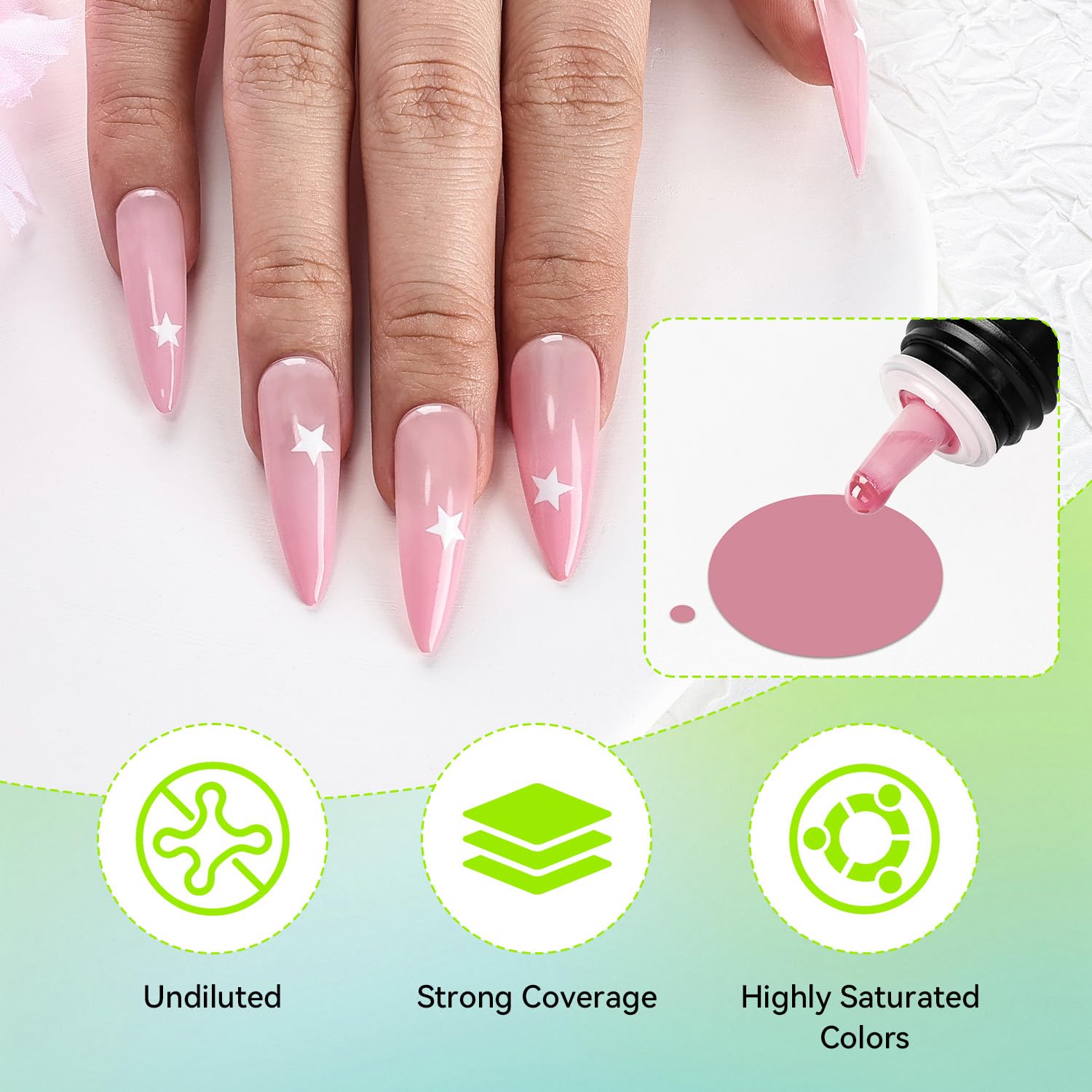 JODSONE 20-Color Airbrush Gel Nail Polish Kit - No Dilution, Easy Nail Gradients & DIY Patterns, Ideal Christmas Gift for Nail Art Girls JODSONE 20-Color Airbrush Gel Nail Polish Kit - No Dilution, Easy Nail Gradients & DIY Patterns, Ideal Christmas Gift for Nail Art Girls