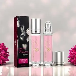 Venom Inspired Pheromone Perfume 10ml Roll On for Women Long Lasting, Fresh & Elegant.Ideal for 2026 Dating, Travel &Party,Valentine's Day Fragrance CosmeticsRose Pink Outdoorfun flammable aerosol