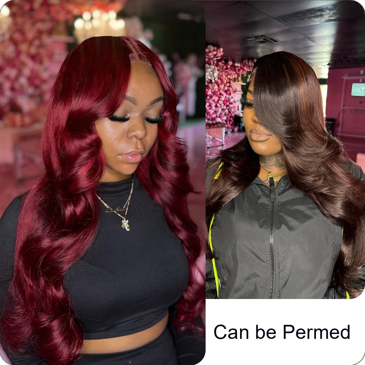 [Wequeen] 2x6 HD Lace Closure Body Wave Straight Skin-Like Closure Human Hair #1B Natural Black 14-18inch