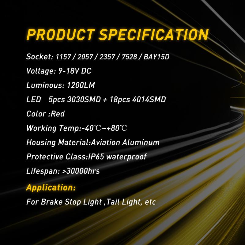 Canbus 1157 7528 LED Brake Stop Tail Stop Parking Light Bulbs Red 2357 2057 2F23 Canbus 1157 7528 LED Brake Stop Tail Stop Parking Light Bulbs Red 2357 2057 2F23