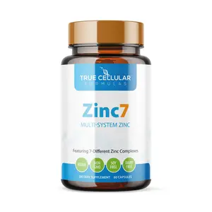 TRUE CELLULAR FORMULAS Zinc7 Daily Immune Support Fitness Antioxidant