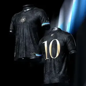 Premium La Pulga M#10 Argentina Football Jersey, Soccer Team Uniform, Sportwear Shirt, Soccer Jersey, Gift For Boyfriend, Uni