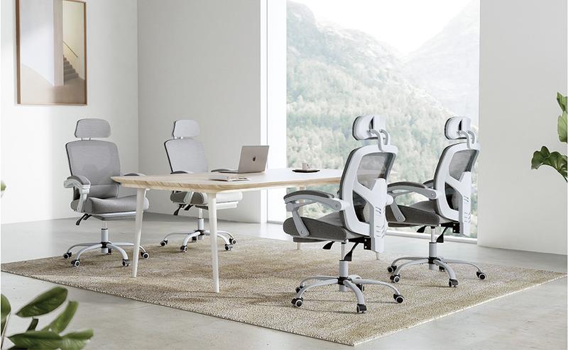 Sweet Furniture S -  Ergonomic Office High Back Computer Chair, Reclining Office Chair with Foot Rest,