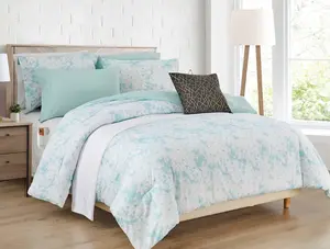 Elegant Comfort 10-Piece Tie-Dye Comforter Set with 6-Piece Sheet Set - Includes Double Sided Storage Pockets