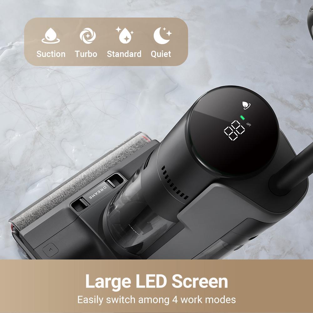 DREAME G10 Pro Elite Wet Dry Vacuum Cleaner, Cordless Vacuum Mop All in One with Auto Self-Cleaning, Up to 30 Mins Runtime, Cordless Floor Cleaner Machine for Hard Floors, Edge Cleaning Wet Dry Vacuum
