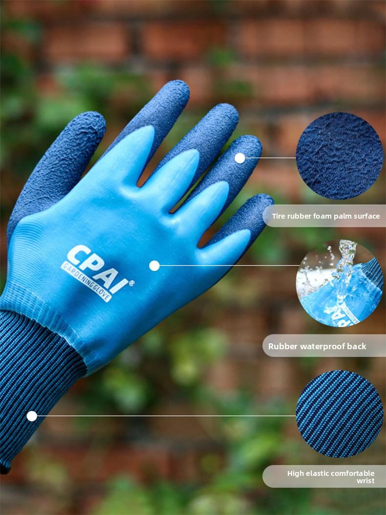 Gardening Gloves Anti-Prick Anti-Puncture Waterproof for Beachcombing, Planting Roses, Weeding, Florists, and Gardeners