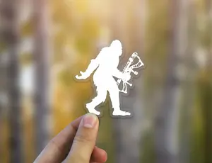 Sasquatch Archery Bow Hunting Sticker