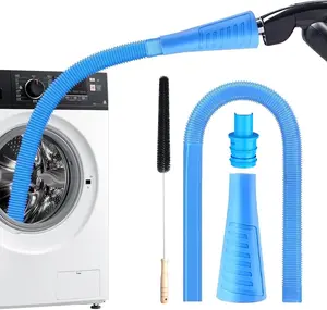 2 Pieces Dryer Vent Cleaner Kit and Flexible Dryer Lint Brush Vacuum Lint Refrigerator Coil Brush
