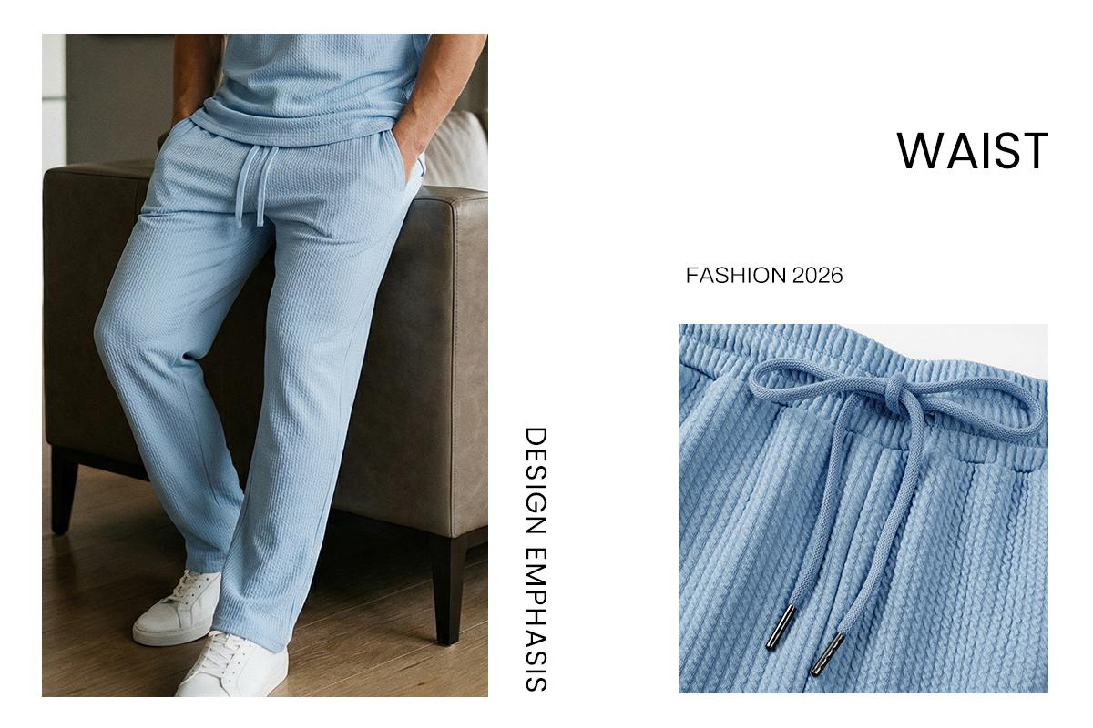 JMIERR Mens 2 Piece Rib Knit Sweatsuit Summer Sleeveless Tank Top Baggy Wide Leg Pants Set Vacation Beach Outfit for Men