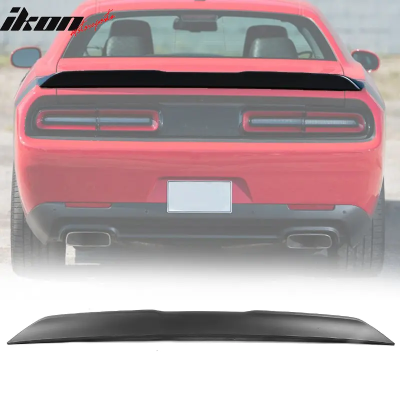 Rear Spoiler Wing for Dodge Challenger R/T Scat 2015-2023 OE Matte Black ABS