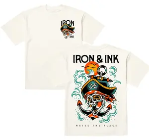 "New" Raise the flags" oversized shirt- off white