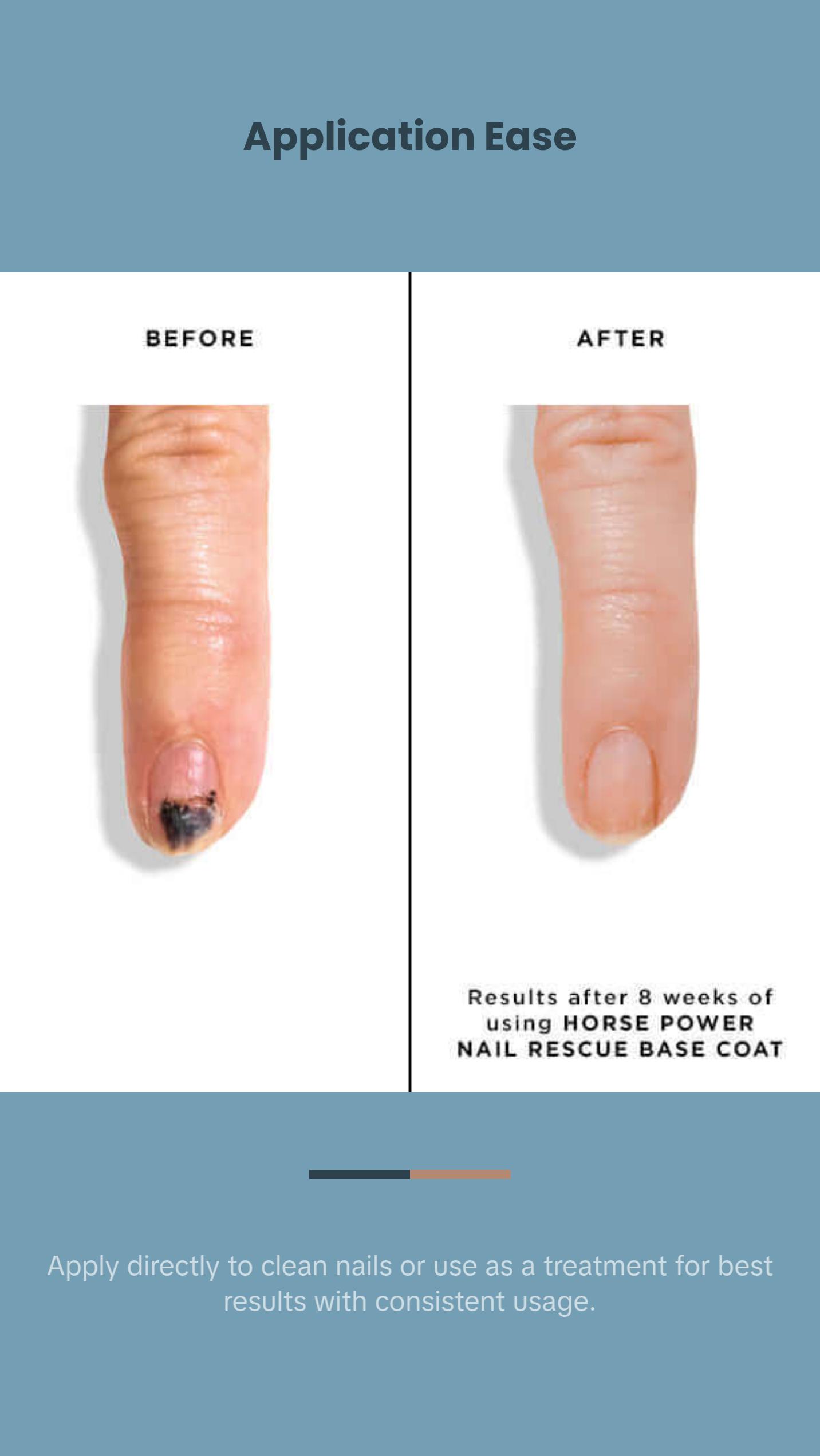 butter LONDON Horse Power Nail Rescue Basecoat 0.2 fl oz - Strengthening Treatment for Weak, Brittle Nails