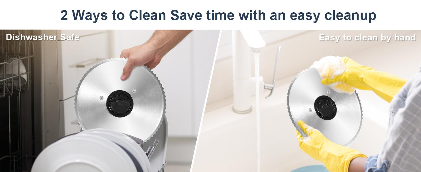 OSTBA Meat Slicer Machine for Home, Electric Deli Food Slicer with Removable 6.7” Stainless Steel Blades, 0-15mm Adjustable Thickness, Easy to Clean, 150W, Ideal for Cold Cuts, Cheese, Bread, Fruit