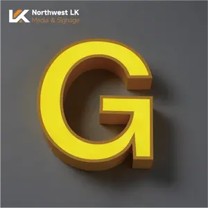 Custom LED Channel Letters – Indoor/Outdoor Business Sign – Personalized Lighted Shop Signage