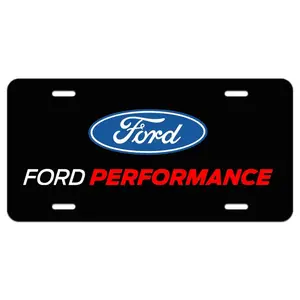 Ford Performance Aluminum License Plate, High Quality, Car Accessories