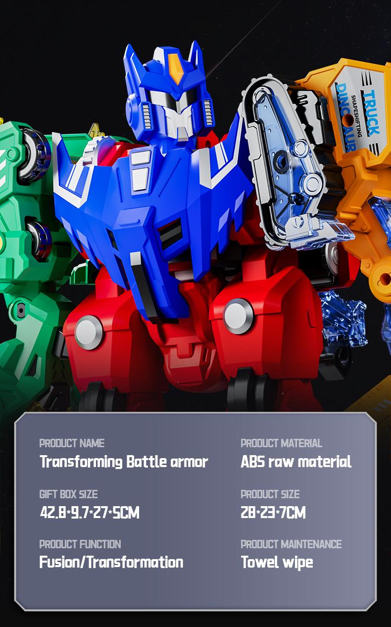 【The best Valentines gift】Exchange Gift Cool STEM Toy Perfect Gift for Toddlers 6-in-1 Magnetic Dinosaur Transformer Car | Auto Collision to Dragon & Unicorn! Build-Your-Own Design for Fun