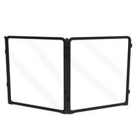24"H - 2 Acrylic Panels (Black)