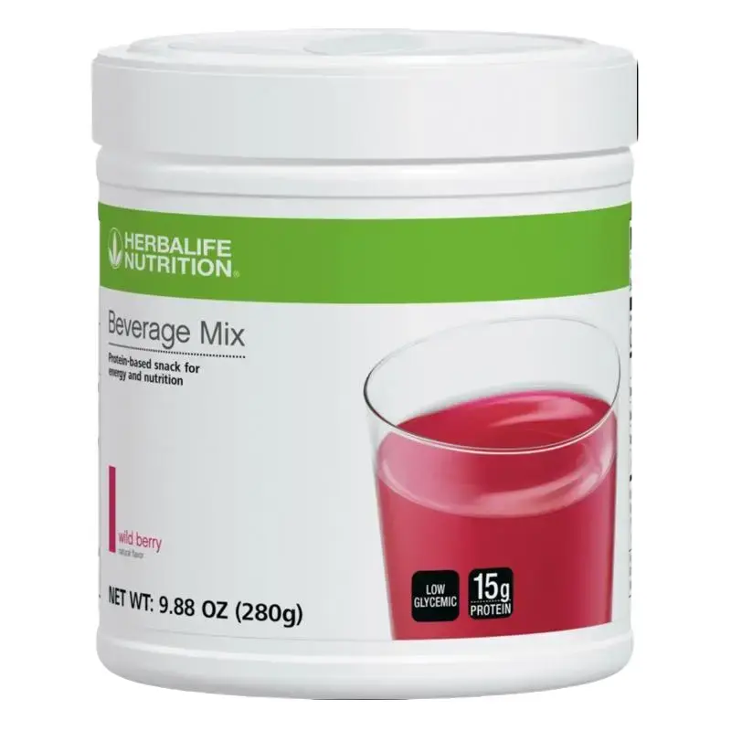 Herbalife Wild Berry Protein Powder Drink Mix - 15g Protein, Low Glycemic, Natural & Artificial Flavors, Sweeteners, Citric Acid, Adult Support, Body Health, 9.88 oz (280g), Other Listed Ingredients