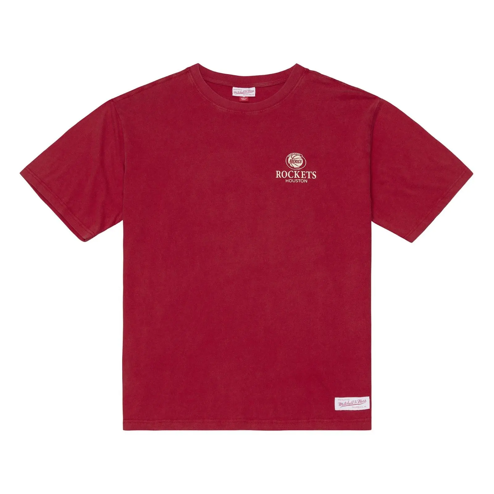 NBA CORE ESSENTIALS SS TEE HOUSTON ROCKETS Throwback Graphic Vintage Fan Gear Mitchell & Ness