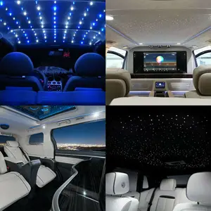 500pcs Fiber Optic Star Ceiling Light Kit - Remote Control Twinkle Lights for Car Headliner & Home Decor Installation