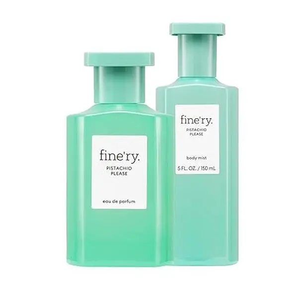 fine'ry. Pistachio Please 2-Piece Fragrance Set for Women with Decadent Pistachio Milk & Vanilla Notes, Includes 60ml EDP & 150ml Body Mist