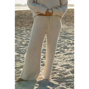 Warm Sands Waffle Knit Pants