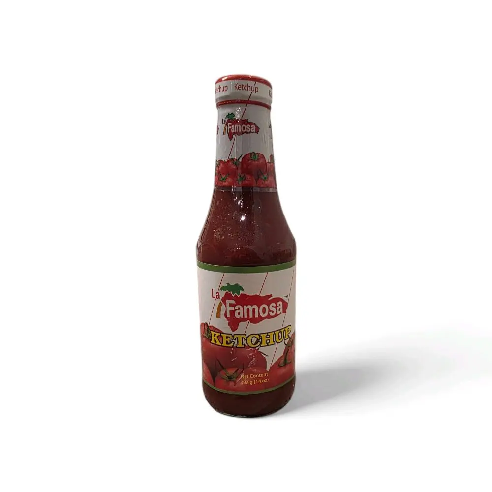 La Famosa Ketchup - 275ml Bottle of Rich Tomato Flavor Condiment for Sandwiches and Burgers