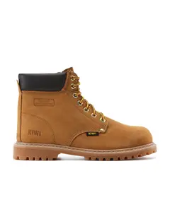 Kiwi Premium Wheat Nubuck 6" Water Resistant Work Boots [R61100]