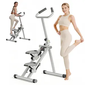 Stair Stepper Climber for Full-Body Workout with Display, Adjustable Handlebar, Upgrade Vertical Cardio Machine for Home & Office Fitness home-upgrade climber workout machine Multi-Speed Foldable