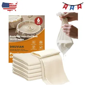 High-Grade 100 Cheesecloth – 6-Pack, Soft & Durable 20x20 Inch Cotton