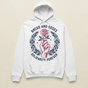 Vintage Labor Movement Hoodie Union Support Activist Sweatshirt Historic Slogan Graphic Pullover Holiday Gifts, Cool Toys, Collectible Plush , FanMerchandise