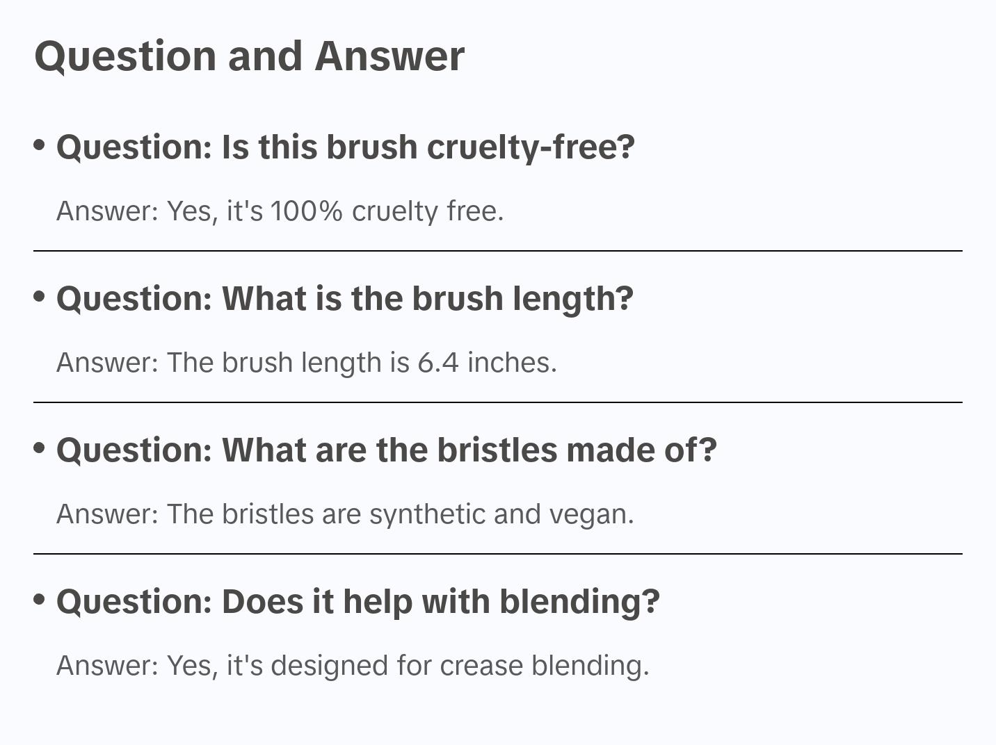 Bdellium Tools Golden Triangle 781 Crease Cosmetic Brush Eyeshadow Brush