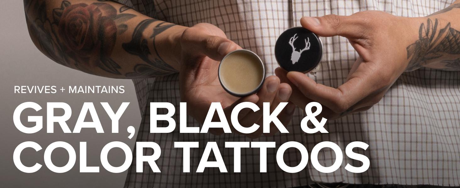 Mad Rabbit Tangerine & Vanilla Balm Salve - Tattoo Balm & Aftercare Cream, Color Enhancement that Revives Old Tattoos, Hydrates New Tattoos