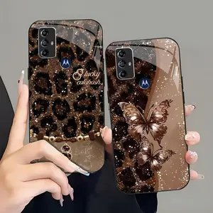Suitable for [Motorola Moto G Power (2022)] high-end women's phone case🤩，the pattern is printed, not glitter; various leopard print patterns are available，drop-resistant and fingerprint-proof YM99