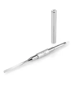 Pro Twin Head Nylon Gel Brush #4 Flat & Spatula