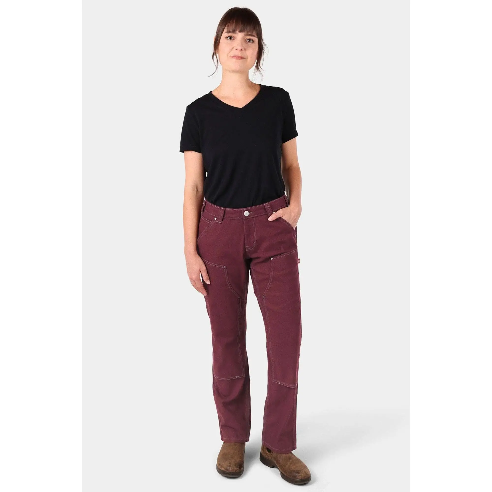 Anna Taskpant in Elderberry Canvas Anna Taskpant in Elderberry Canvas